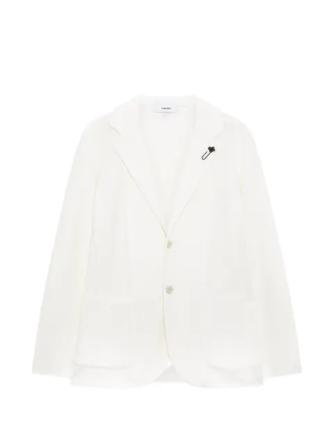 Lardini 单排扣罗纹西装夹克