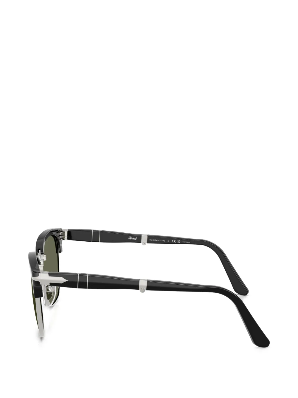 Persol Zonnebril met vierkant montuur Zwart