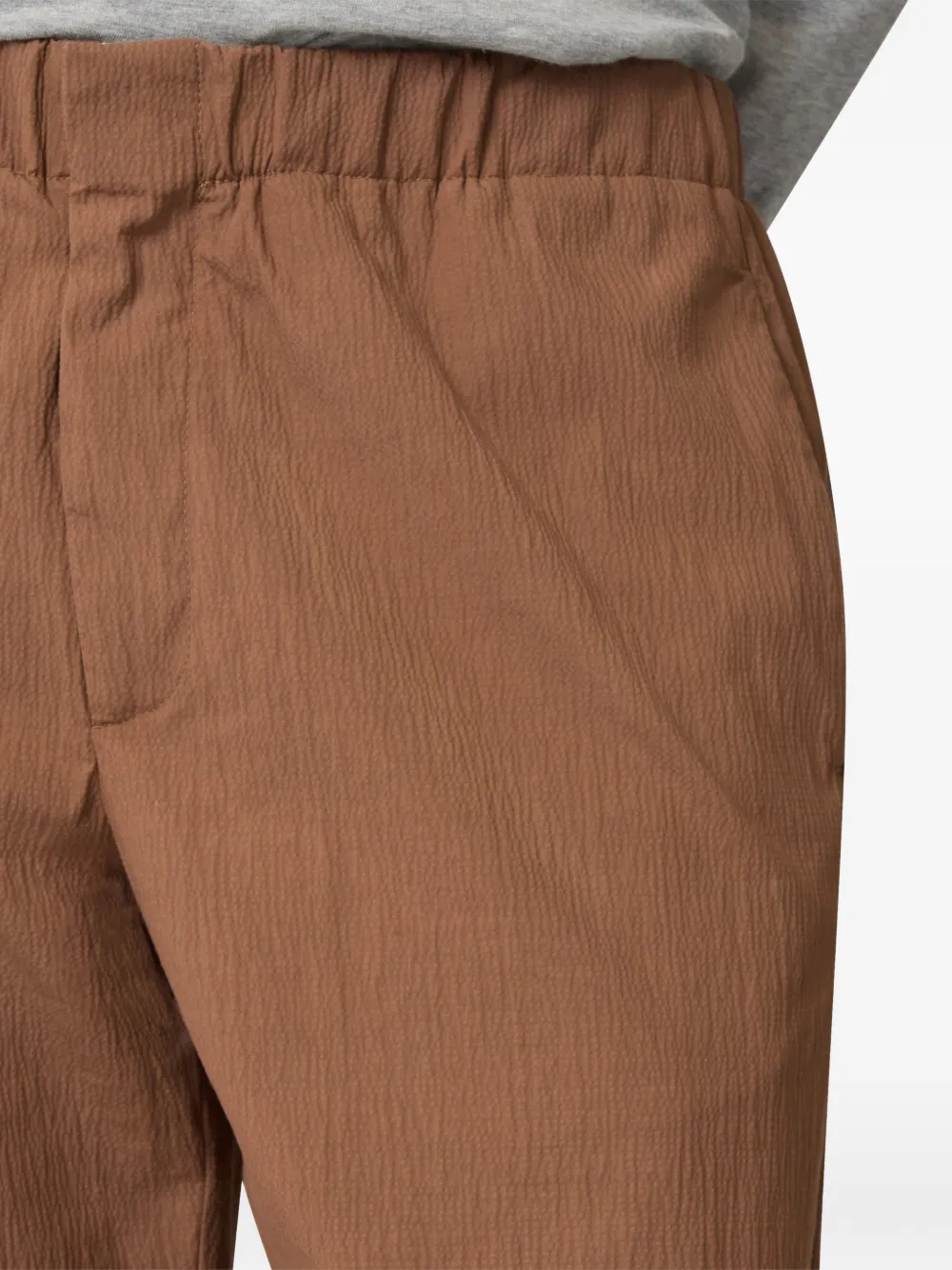 Lardini Broek met platte voorkant Bruin