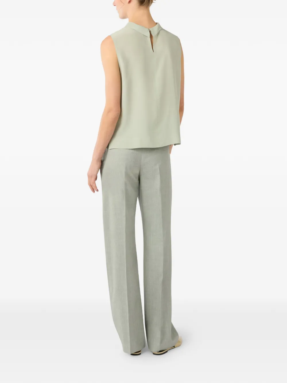  Lardini Top Sin Mangas - Verde 