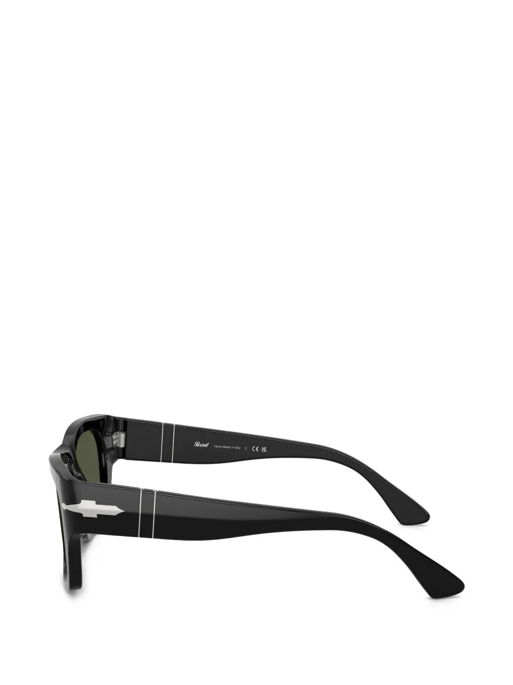 Persol Zonnebril met vierkant montuur Zwart