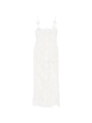 Just Cavalli tie-neck Pattern Dress | White | FARFETCH
