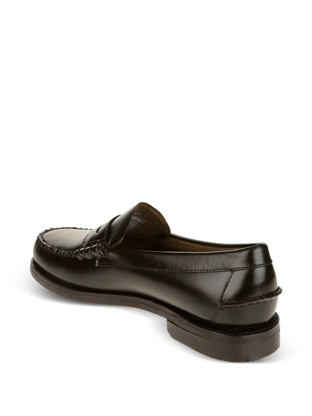 Sebago whipstitch-trim penny loafers Bruin