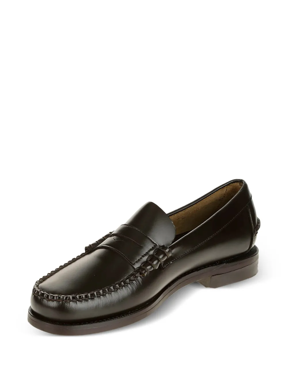 Sebago whipstitch-trim penny loafers Bruin