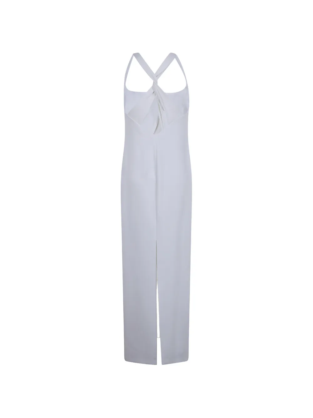 Lauren Ralph Lauren Jurk met gedraaide rug en split Wit