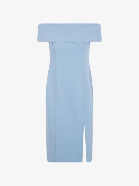 Lauren Ralph Lauren Schulterfreies Kleid mit Schlitz