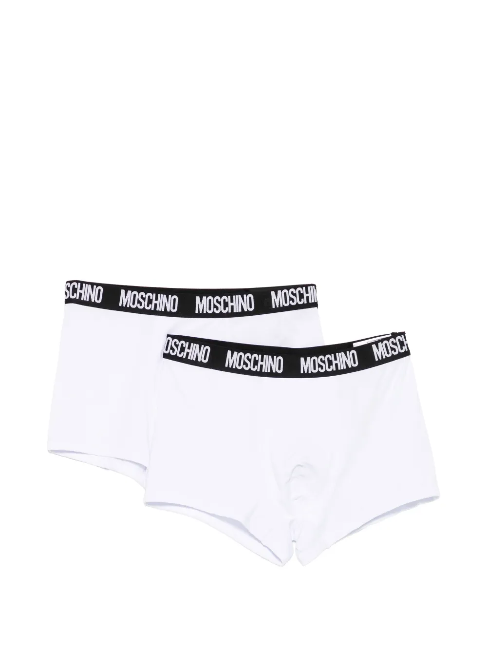Moschino logo-waistband boxers (set of two) - Weiß