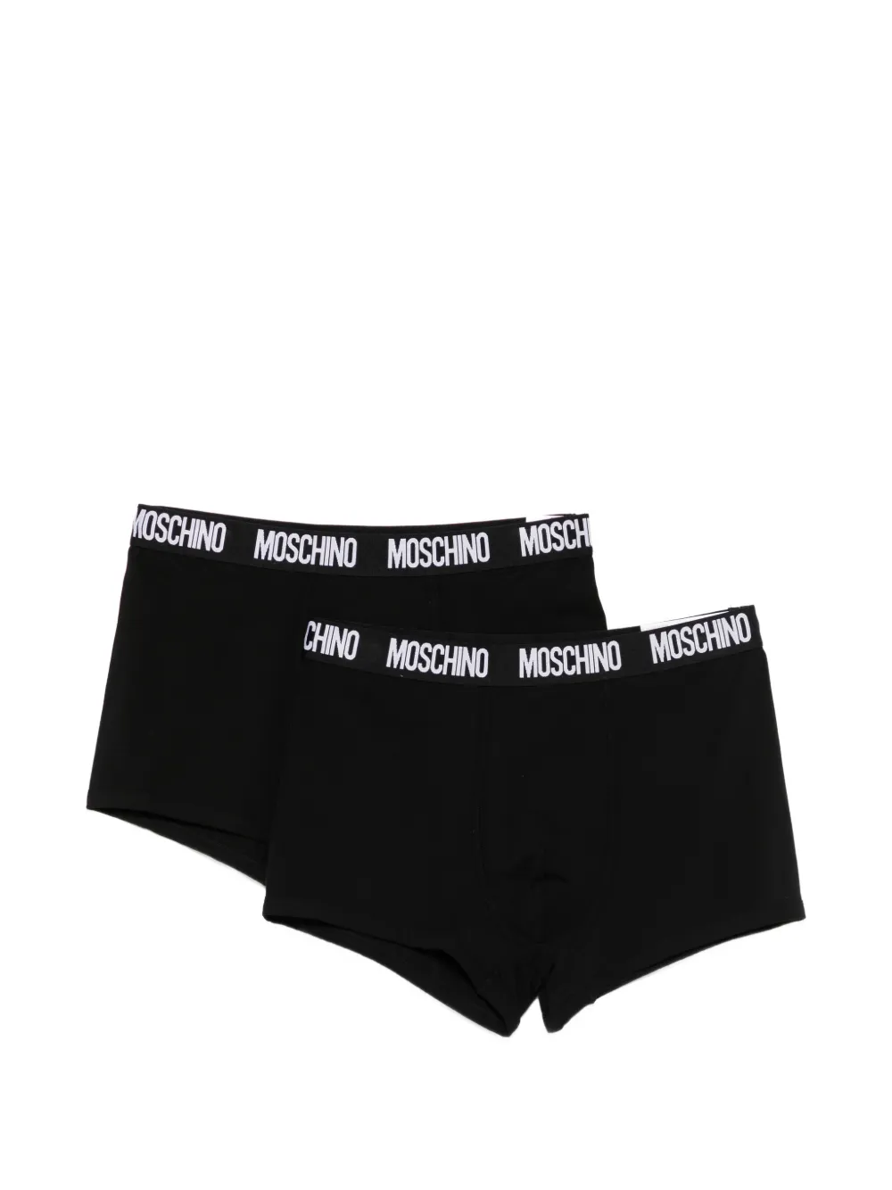 Moschino logo-waistband boxers (set of two) - Nero