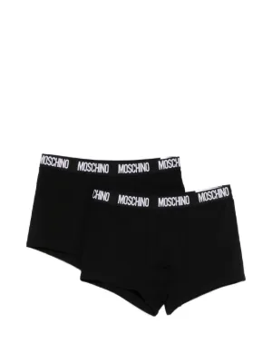 VETEMENTS ロゴ ボクサーパンツ | ブラック | FARFETCH JP