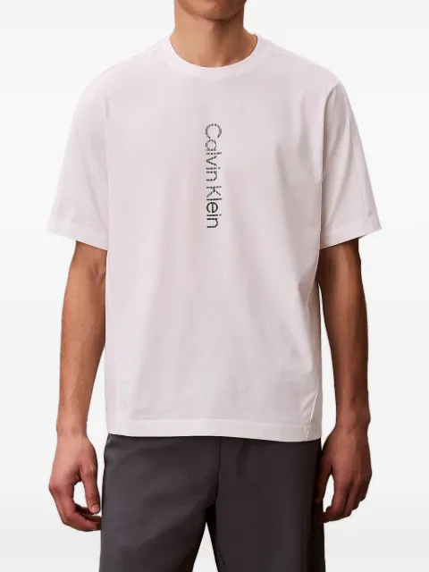 Calvin Klein logo-print raglan-sleeve T-shirt