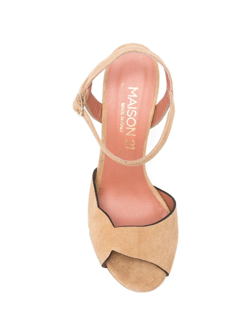 MAISON 21 Sandalen met gesp Beige