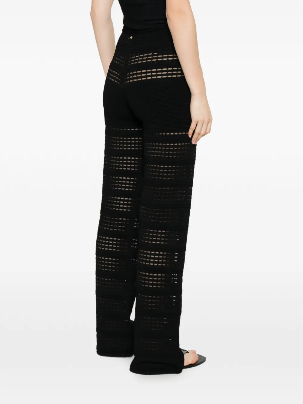 Genny High waist broek Zwart
