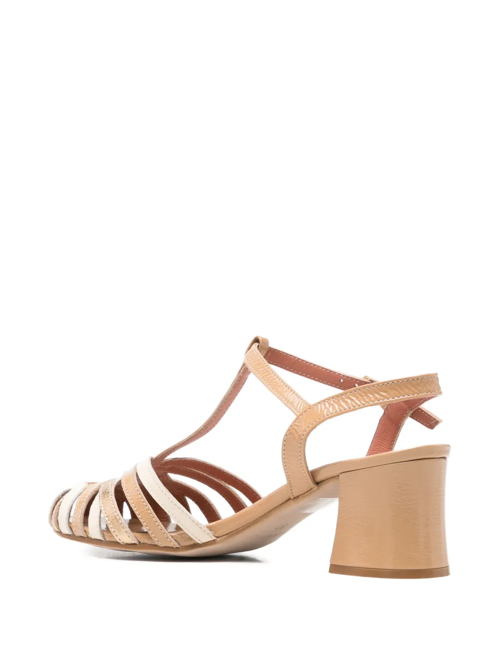 MAISON 21 Sandalen met T-bandje Beige