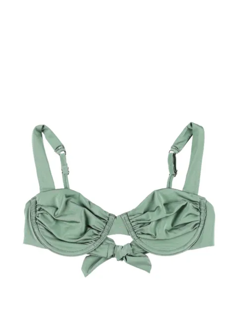 BELAMER Aless ruched bikini top