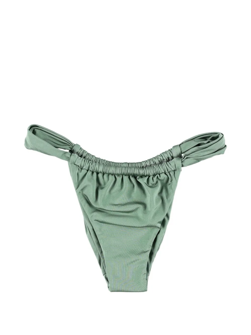 BELAMER Lara ruched bikini bottom - Grün