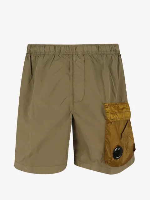 C.P. Company Flatt Nylon mixed Lens cargo swim shorts