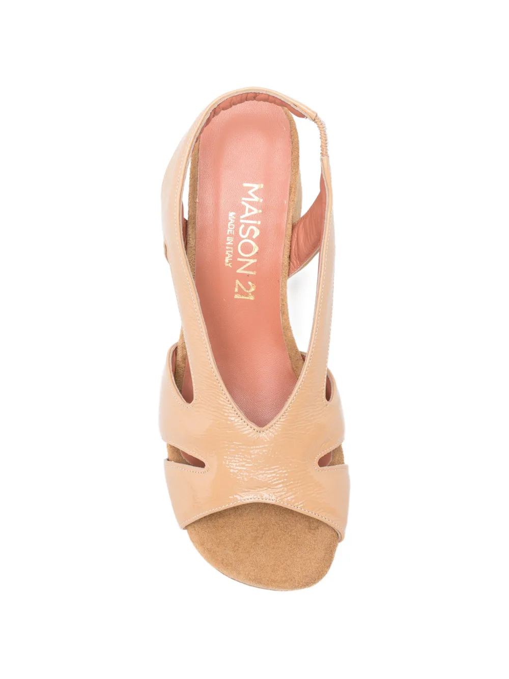 MAISON 21 Slingback sandalen Beige