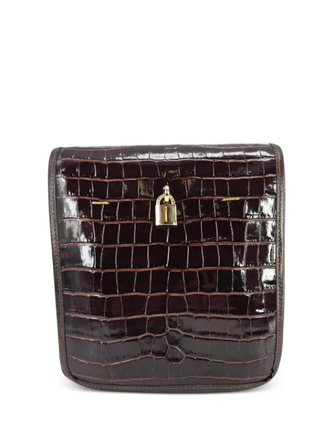 Madison.Maison Moc Croc crossbody bag