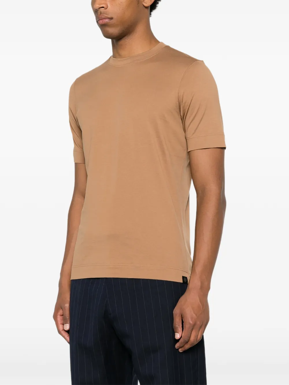 Gran Sasso T-shirt met ronde hals Bruin
