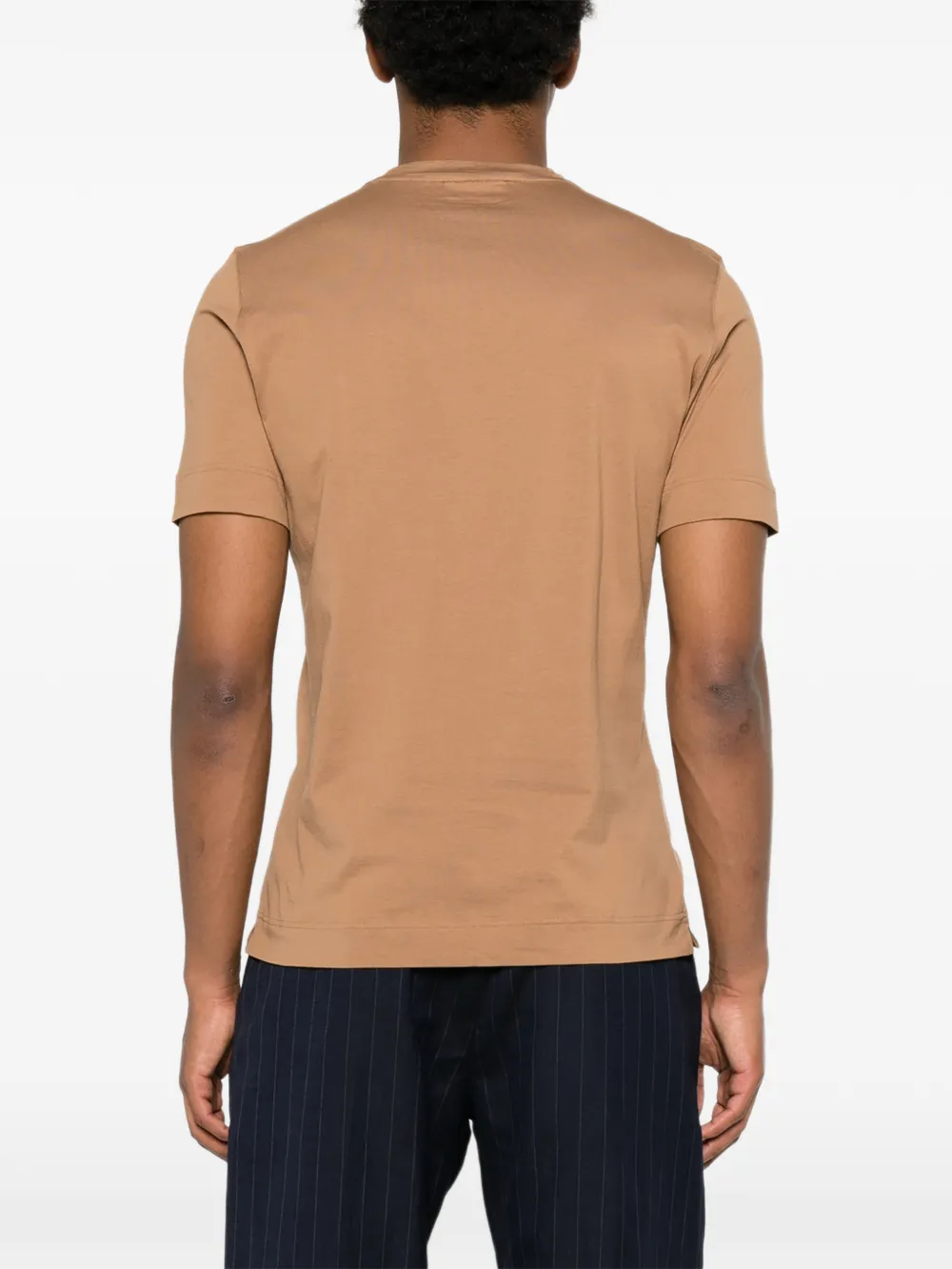 Gran Sasso T-shirt met ronde hals Bruin