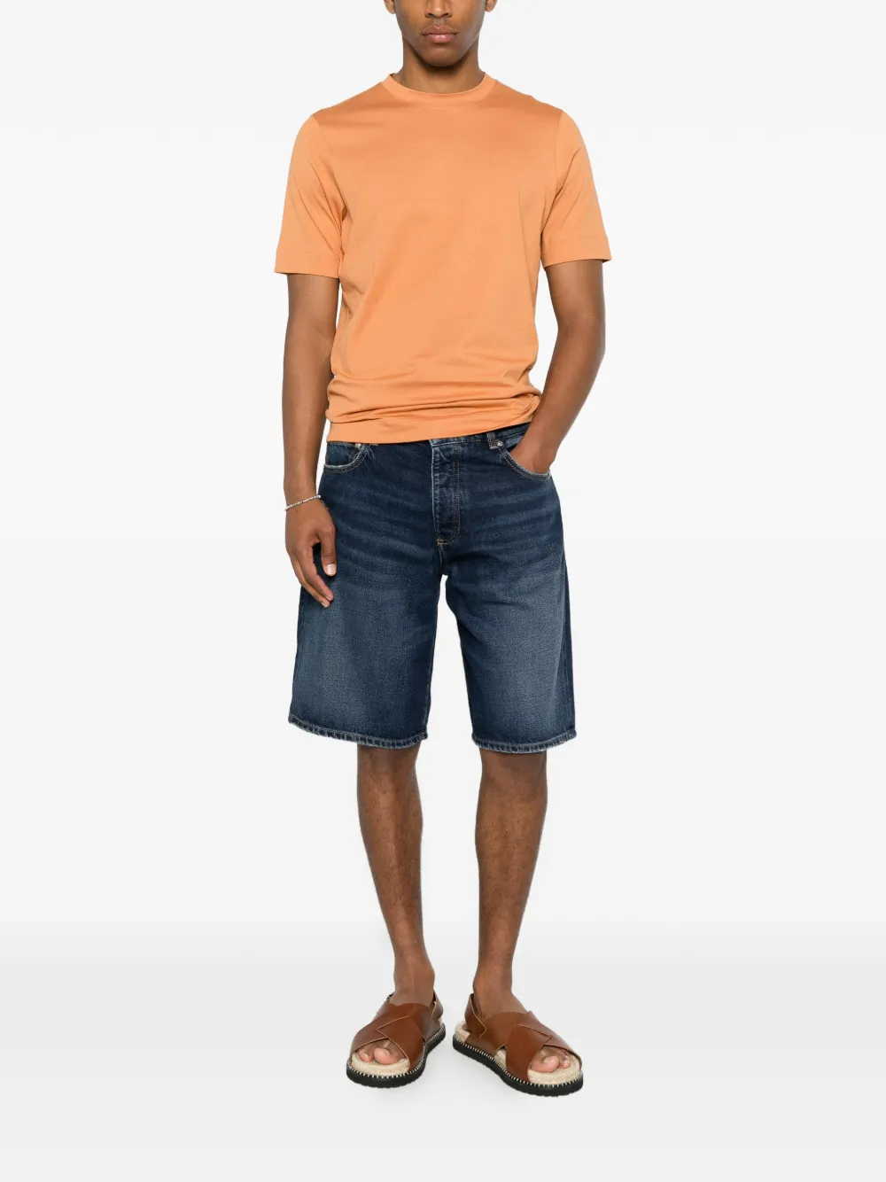 Gran Sasso T-shirt met ronde hals Oranje