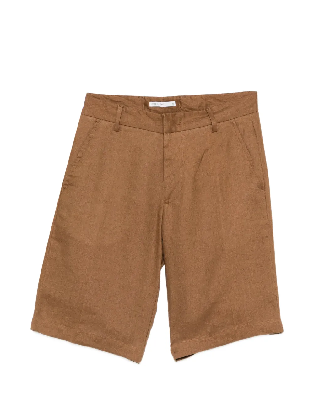 Entre Amis TK pressed-crease bermuda shorts - Marrone