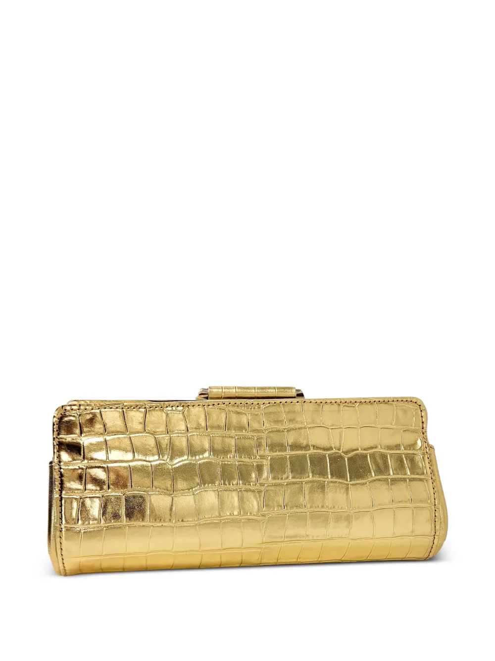 Madison Maison Moc Croc clutch Goud