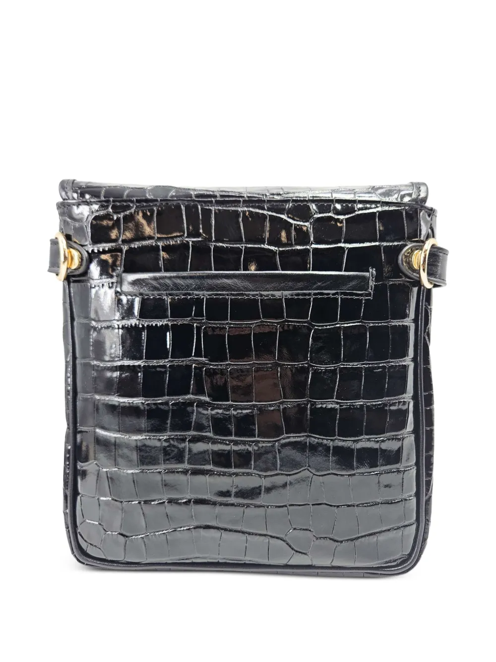 Madison Maison Moc Croc crossbodytas Zwart