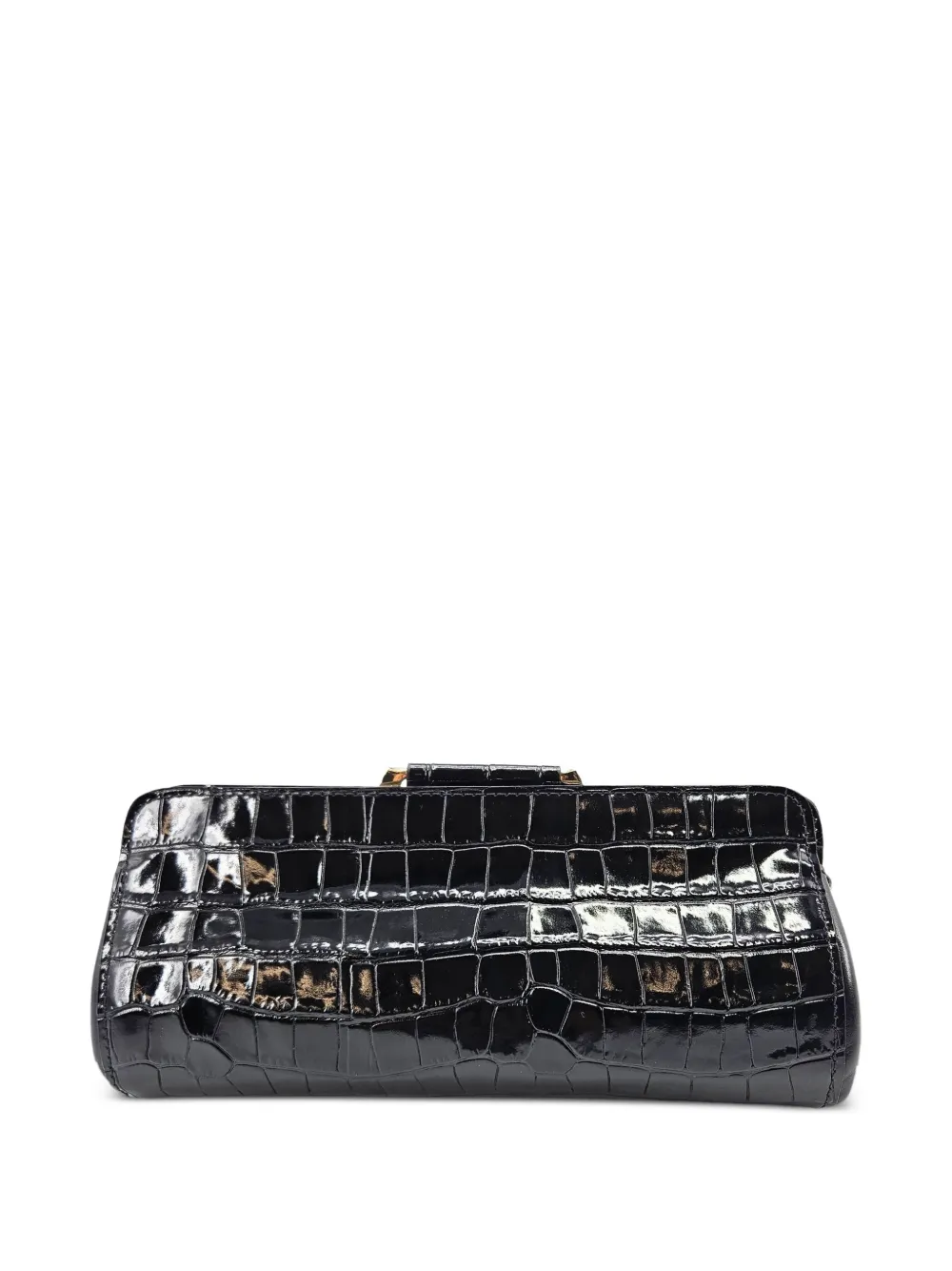 Madison Maison Moc Croc clutch Zwart