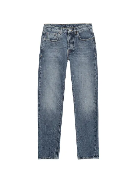 Fortela stone-wash five-pocket jeans
