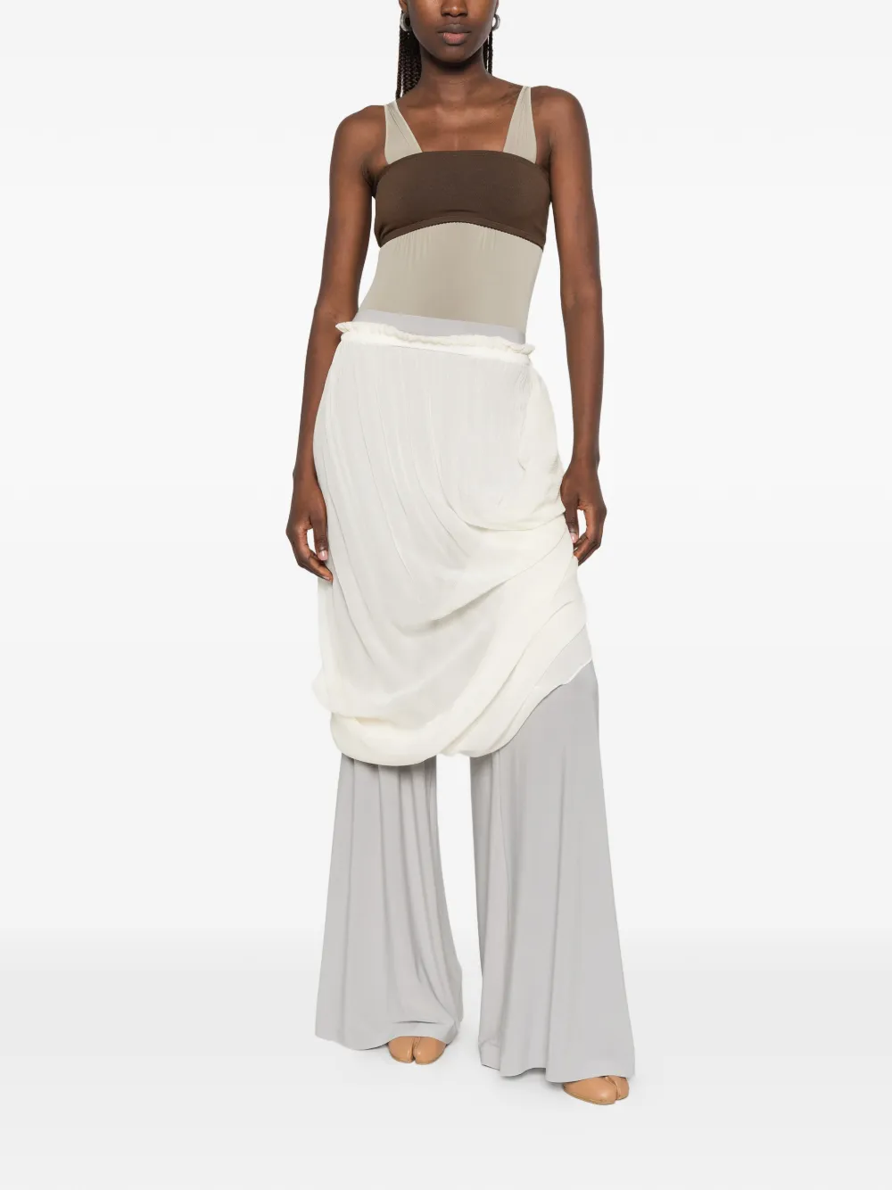 Maison Margiela Strapless top Bruin