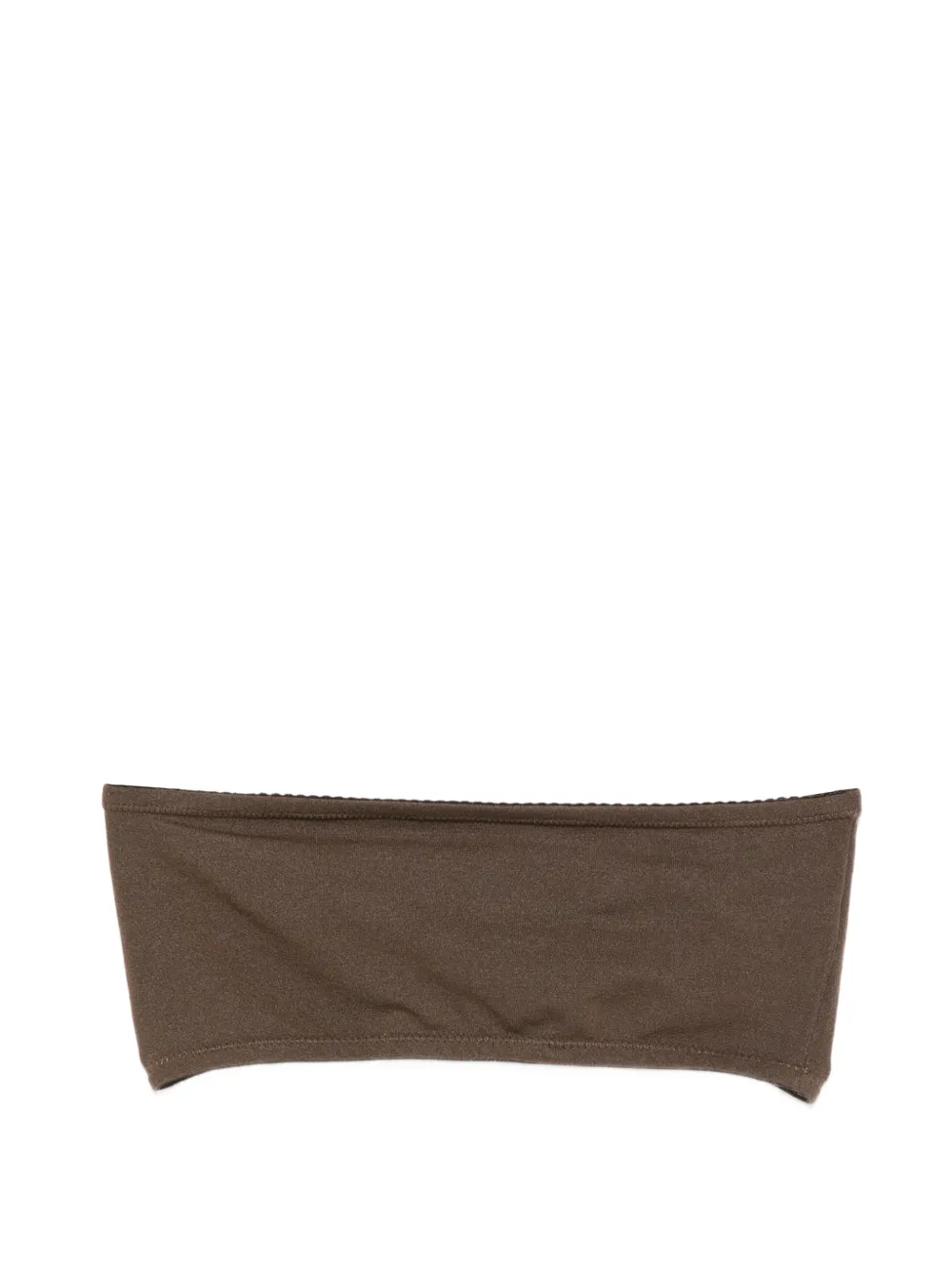 Maison Margiela square-neck top - Marrone