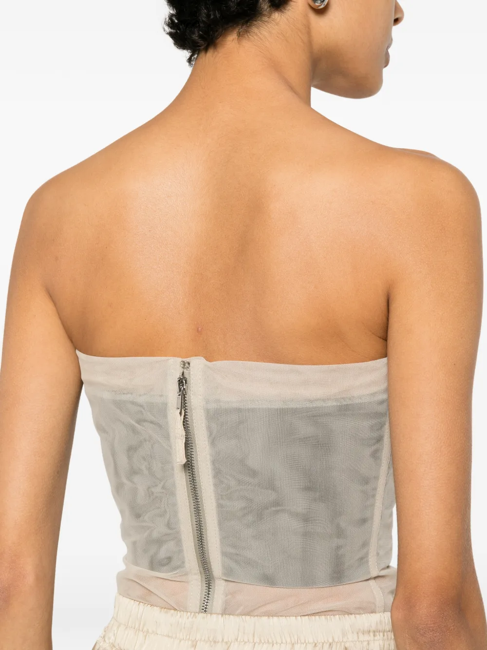 Rick Owens Bustiere top Beige