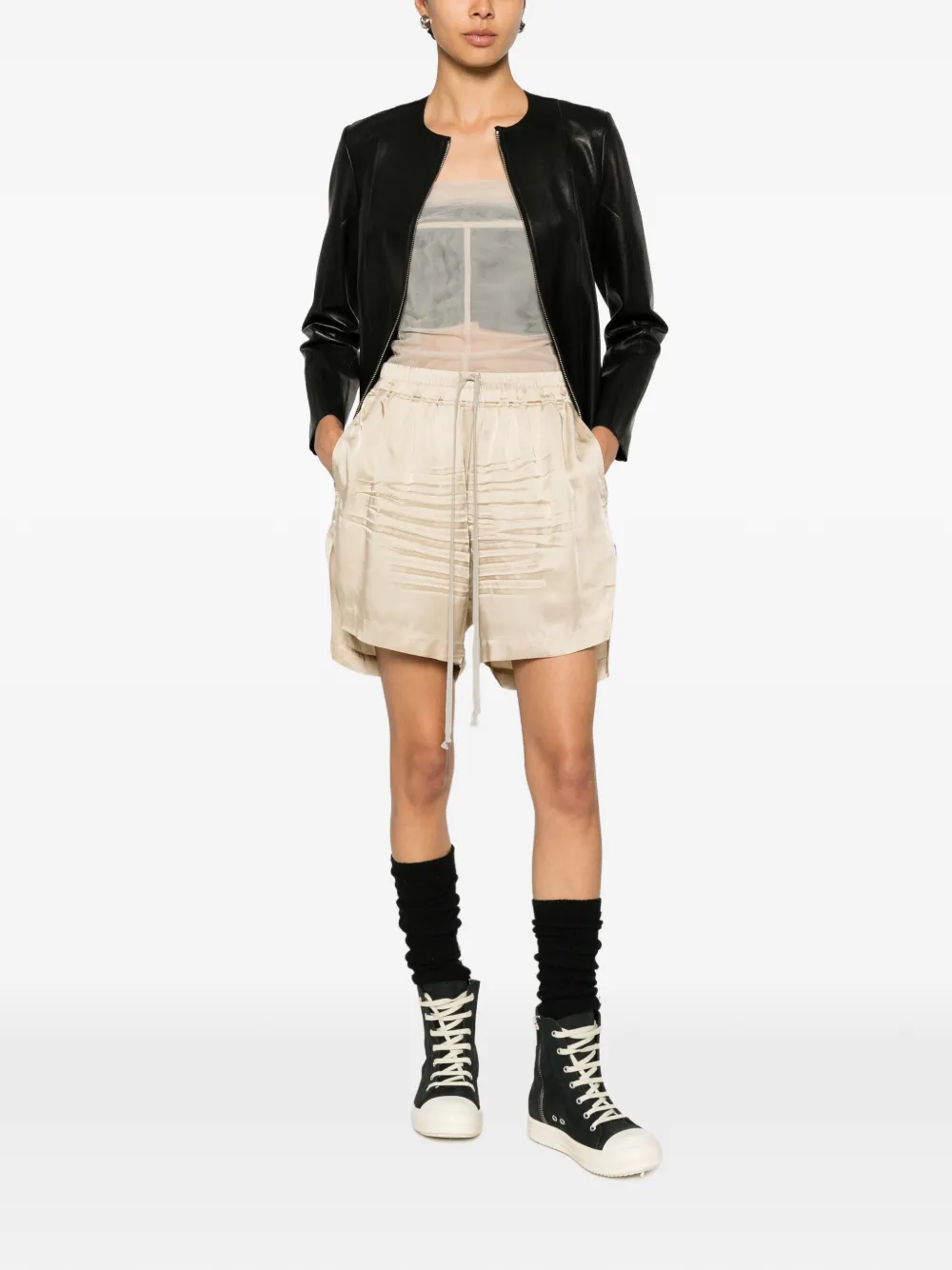 Rick Owens Bustiere top Beige