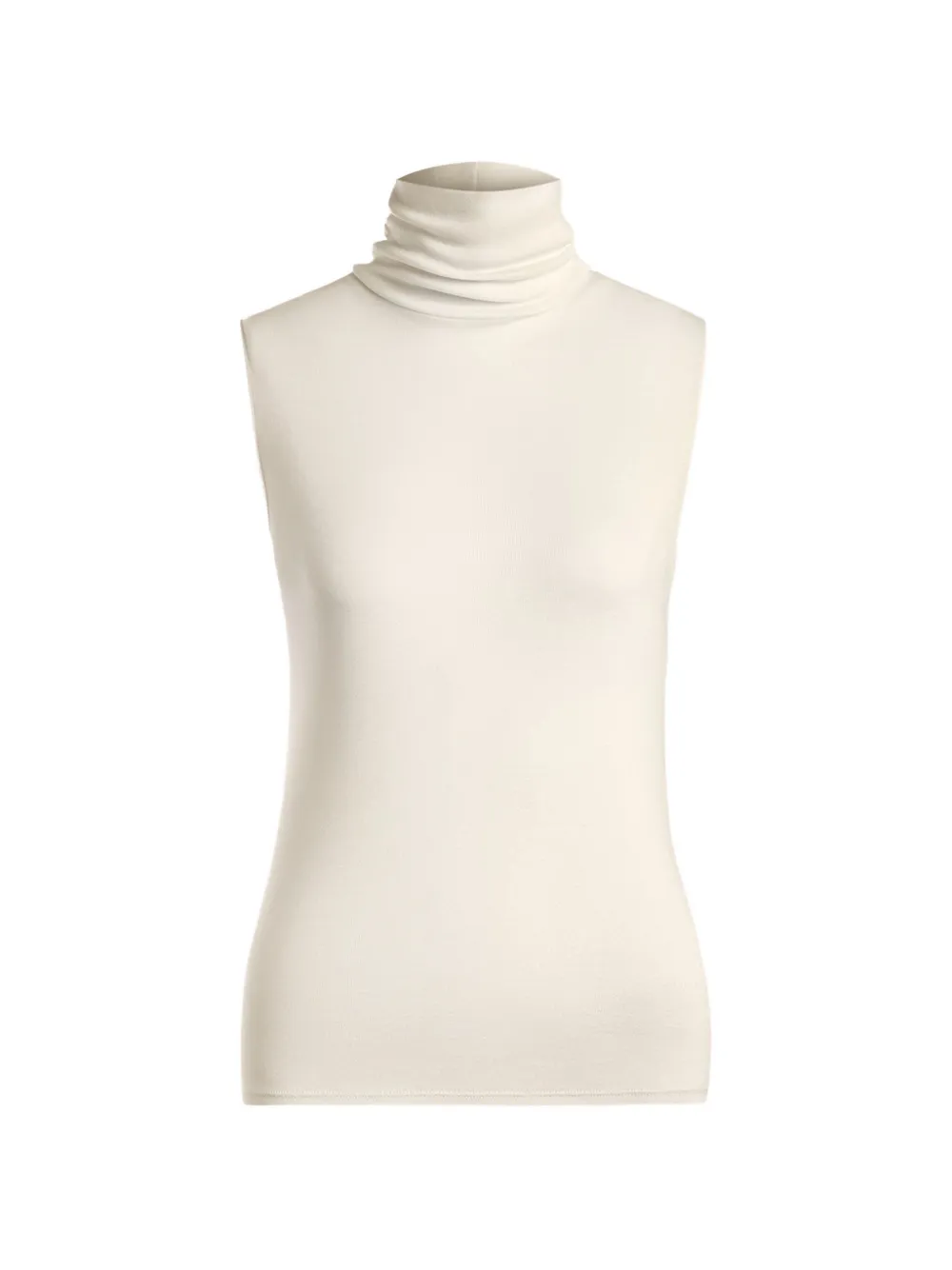 12 STOREEZ Nicole sleeveless roll-neck top - Toni neutri