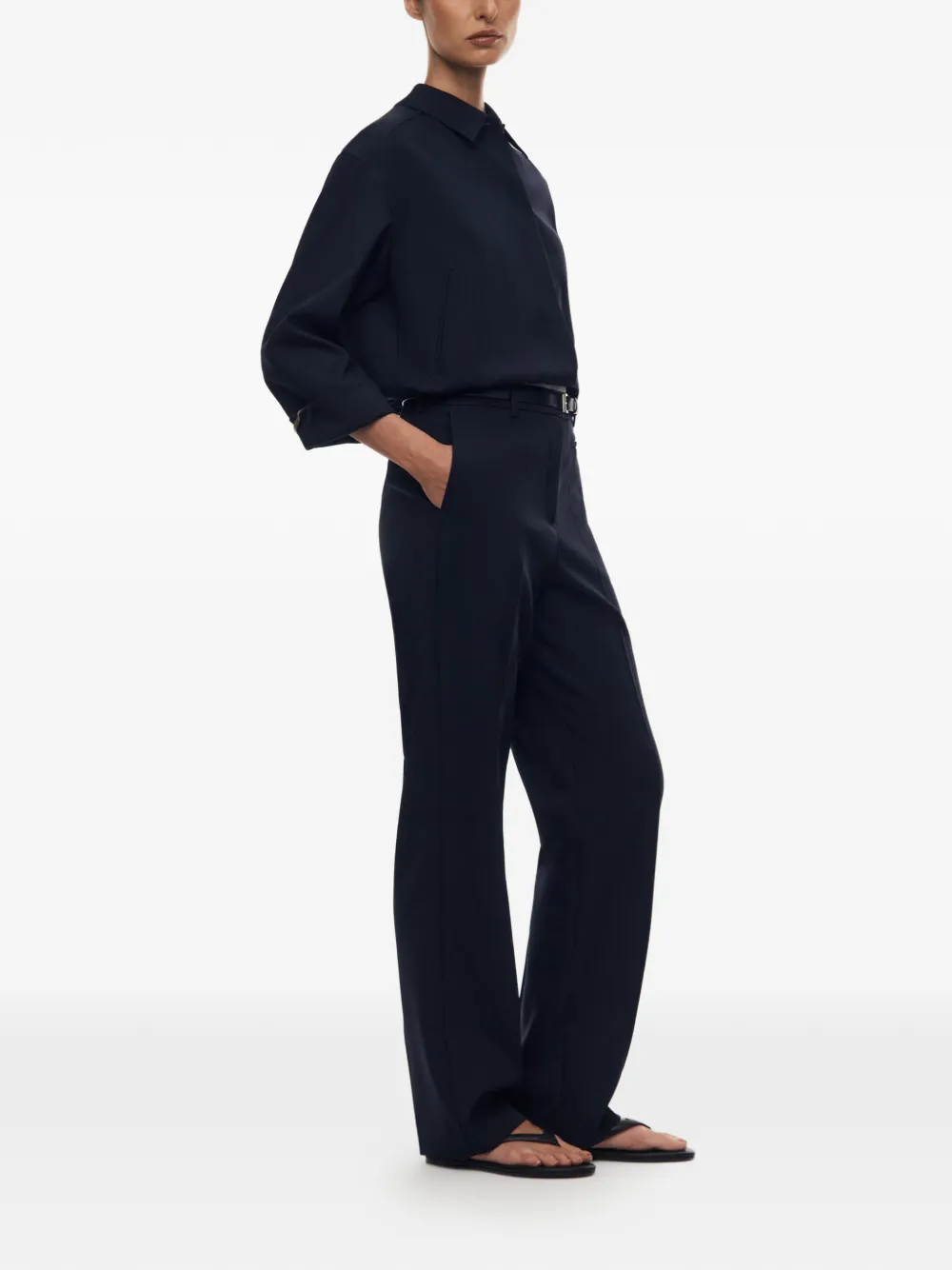 12 STOREEZ Hampshire wollen broek Blauw