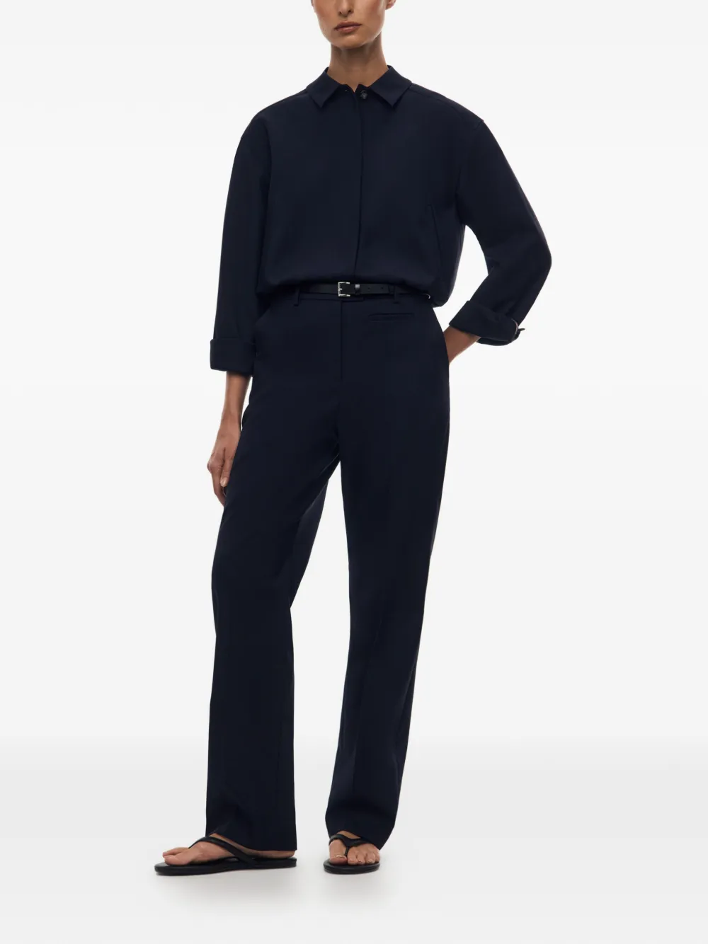 12 STOREEZ Hampshire wollen broek Blauw