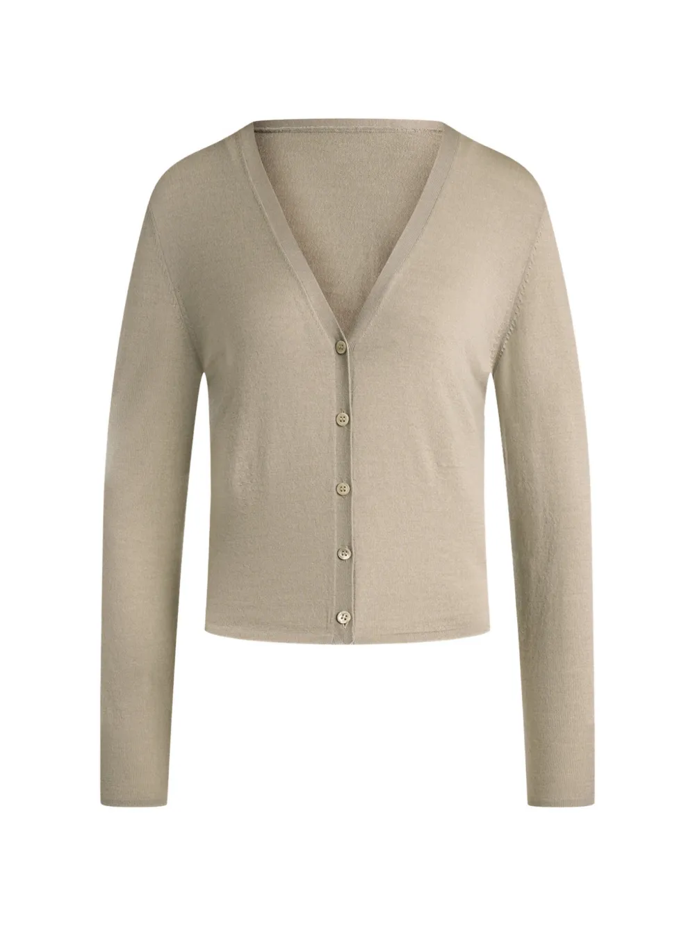 12 STOREEZ Camelia V-neck cardigan - Toni neutri