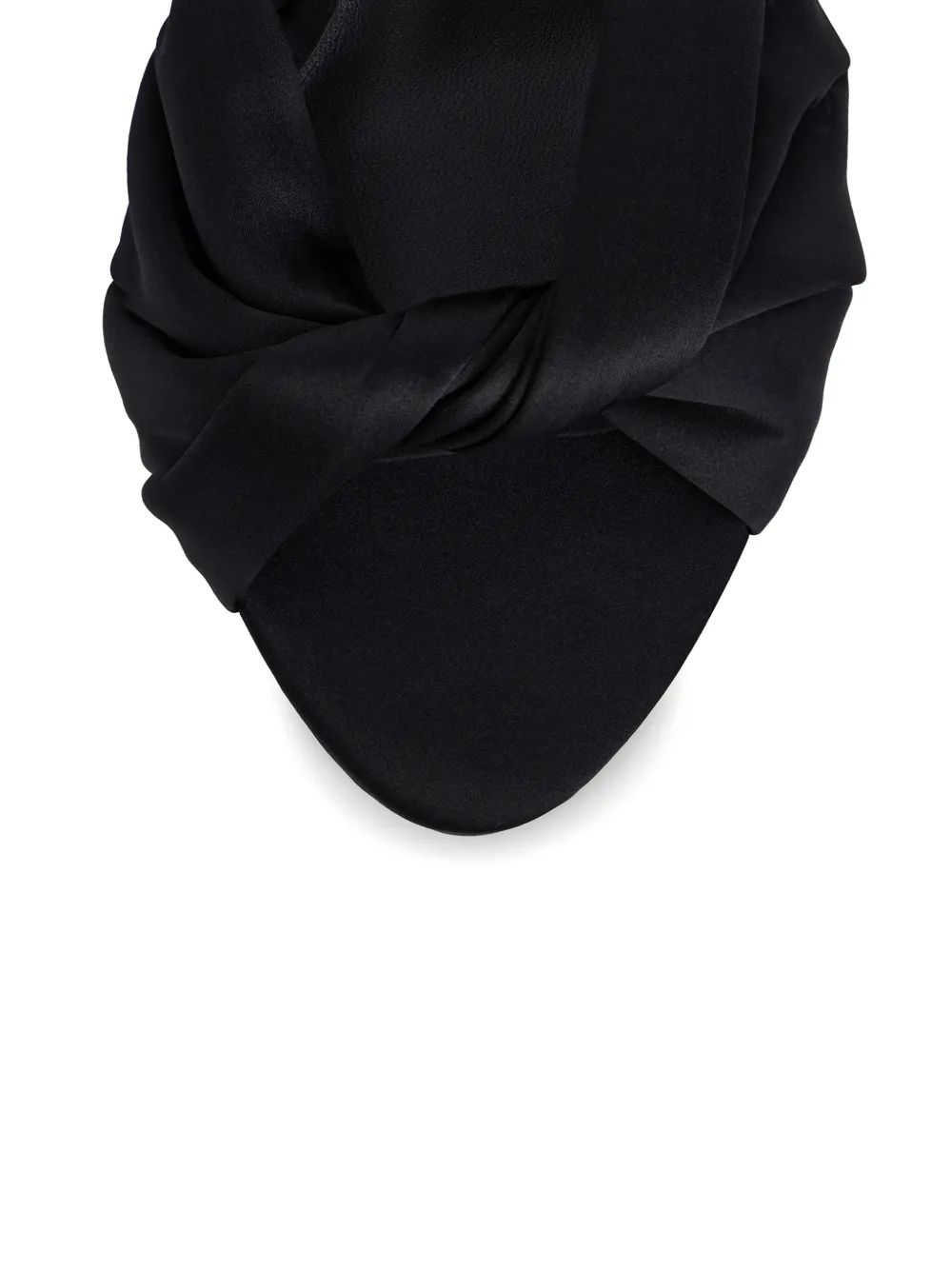 12 STOREEZ silk sandals Zwart