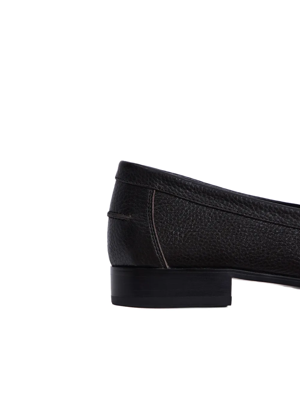 12 STOREEZ grained leather loafers Bruin