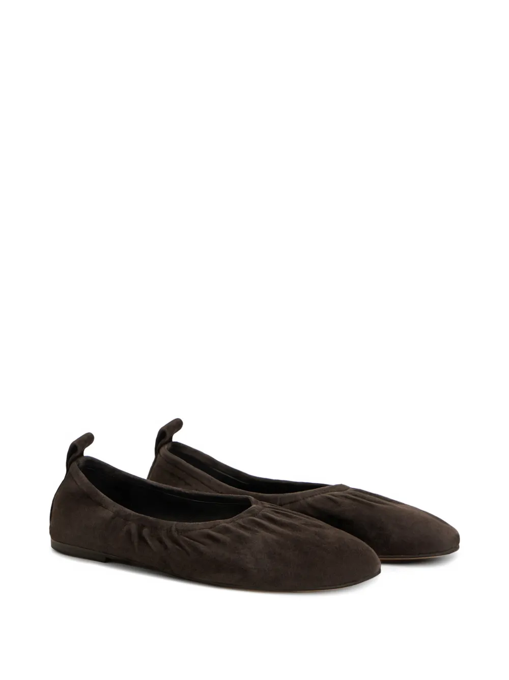 12 STOREEZ Suède ballerina's Bruin