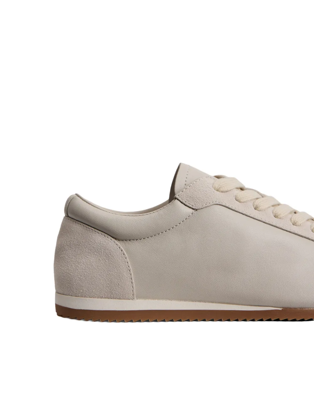 12 STOREEZ Sneakers met suède vlakken Beige