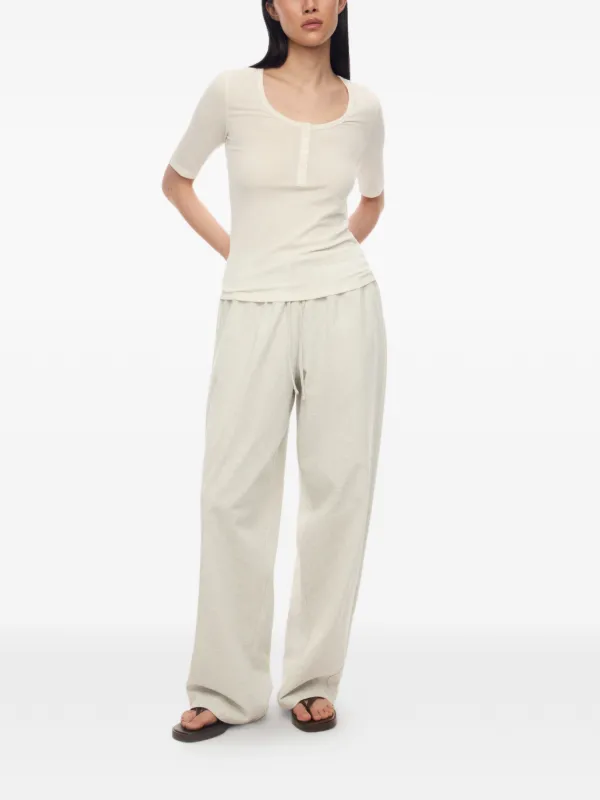 12 STOREEZ Gwen short-sleeve Top | Neutrals | FARFETCH