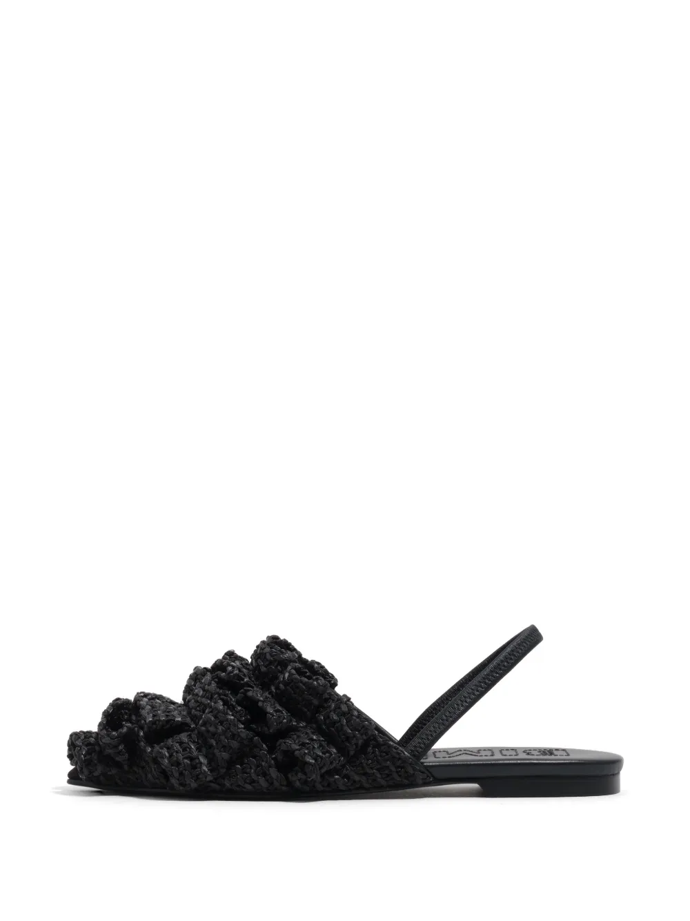 Bimba y Lola Ballerine con cinturino posteriore - Nero