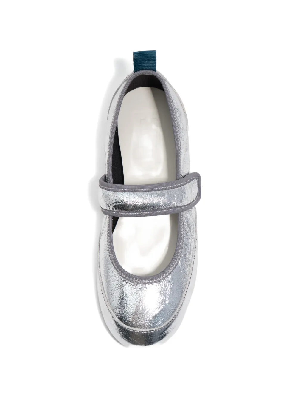 Bimba y Lola Ballerina's met klittenband Zilver