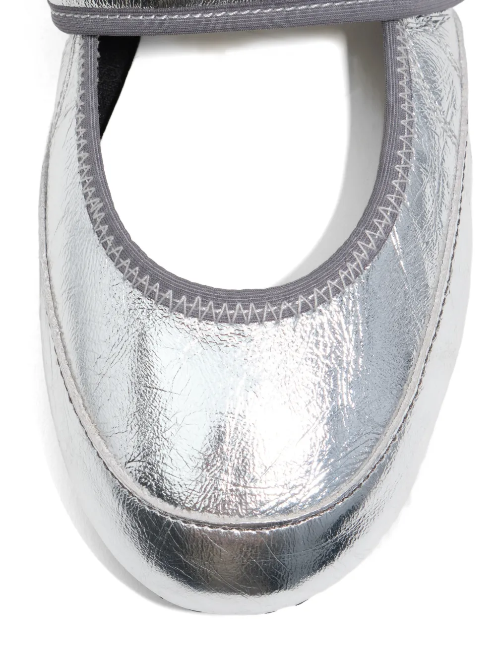 Bimba y Lola Ballerina's met klittenband Zilver