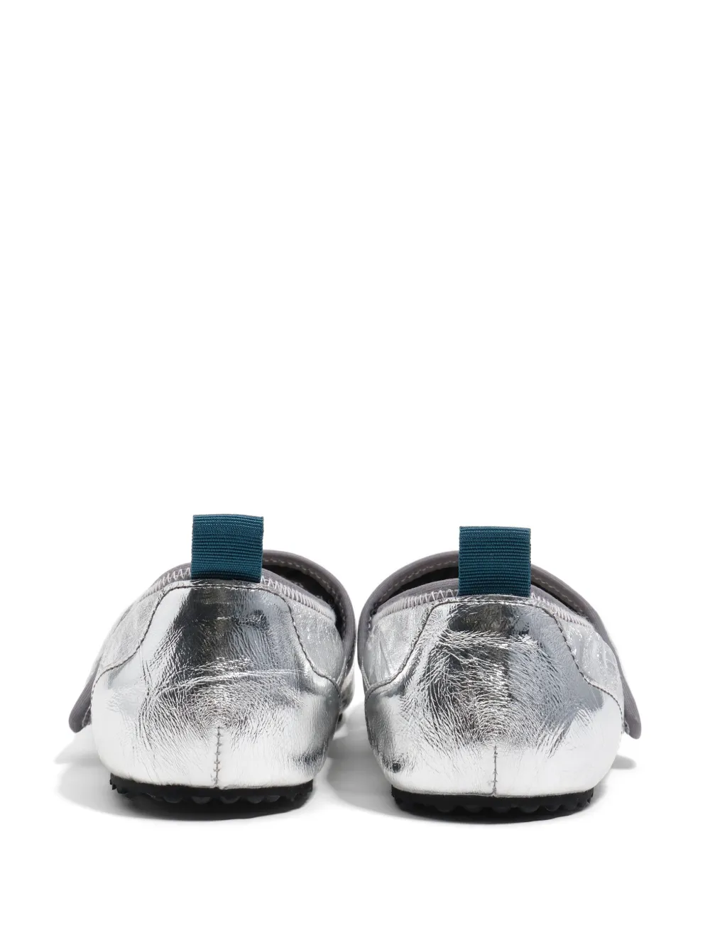 Bimba y Lola Ballerina's met klittenband Zilver