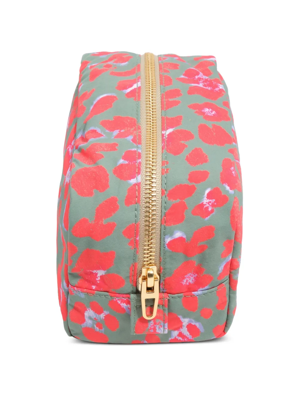 BIMBA Y LOLA Nylon make-up tas met luipaardprint Groen