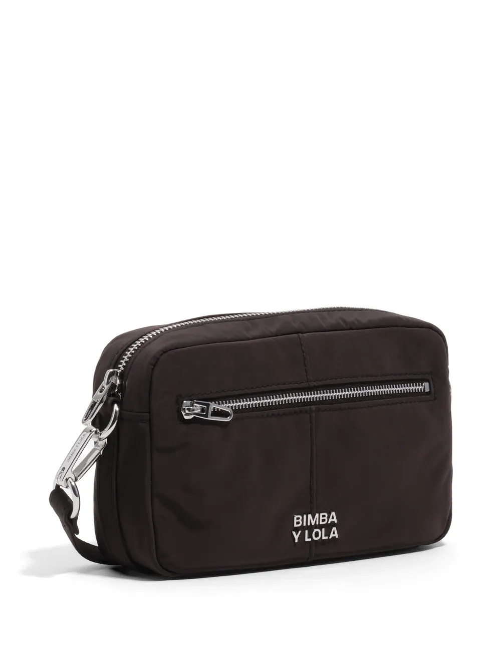 BIMBA Y LOLA Crossbodytas met logoplakkaat Bruin