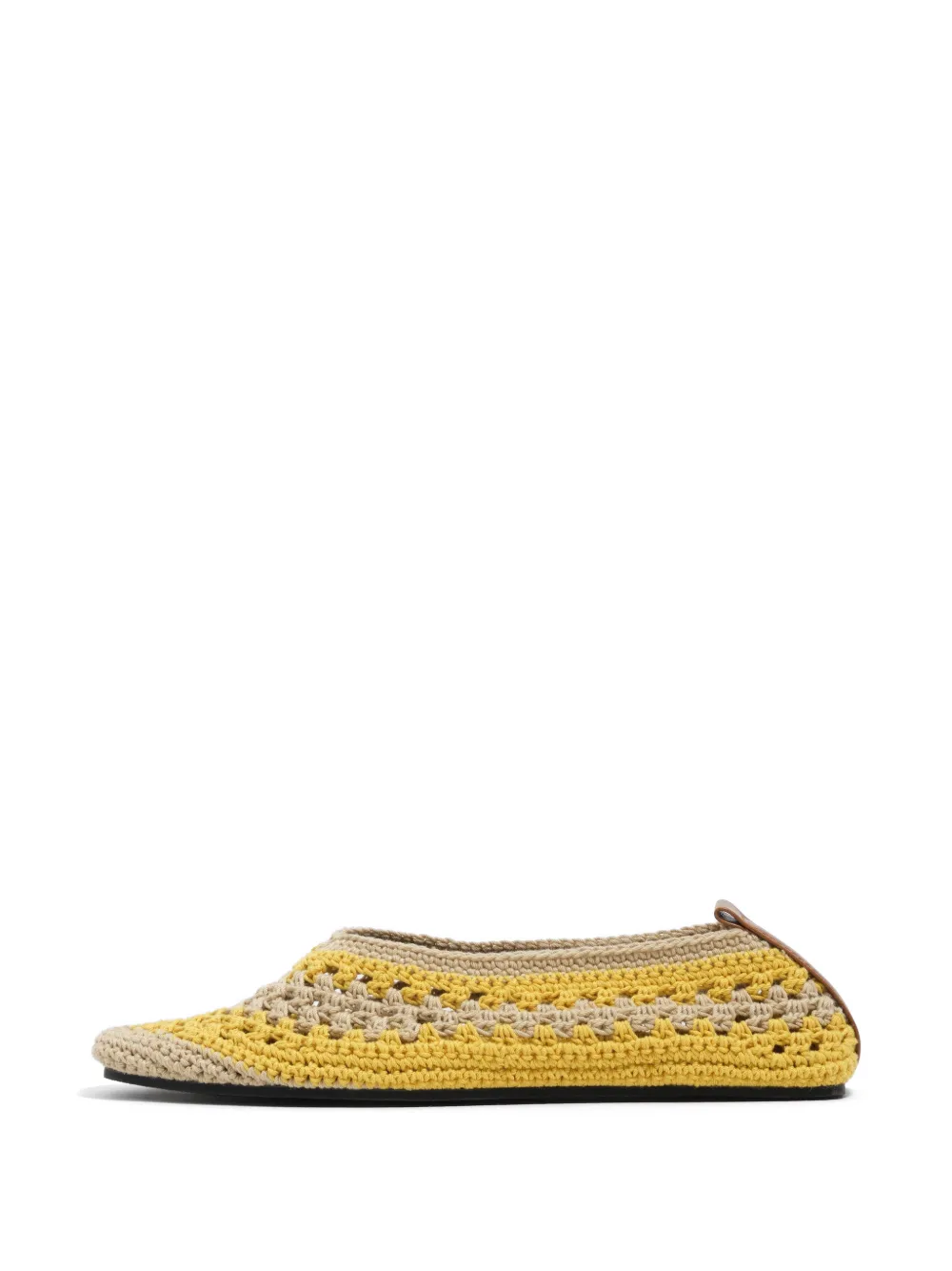 Bimba y Lola Ballerine all'uncinetto - Giallo